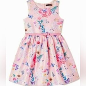 Floral Pink Kids Dress